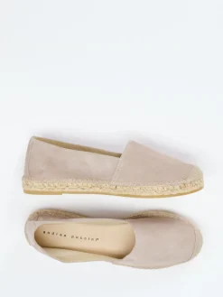 – Espadrilles aus Veloursleder Taupe*Andrea Puccini Outlet