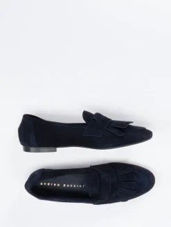 – Fransen-Loafer aus Veloursleder*Andrea Puccini Outlet