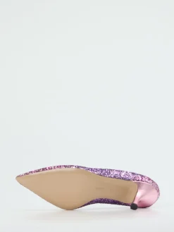 – Glitzerpumps aus Metallicleder fliederrosa*Andrea Puccini Clearance