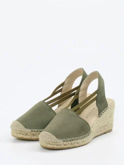 – Keilsandaletten aus Veloursleder*Andrea Puccini Online