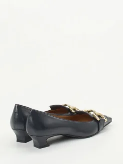 Damen Andrea Puccini – Kitten Heel Loafer aus Lammleder