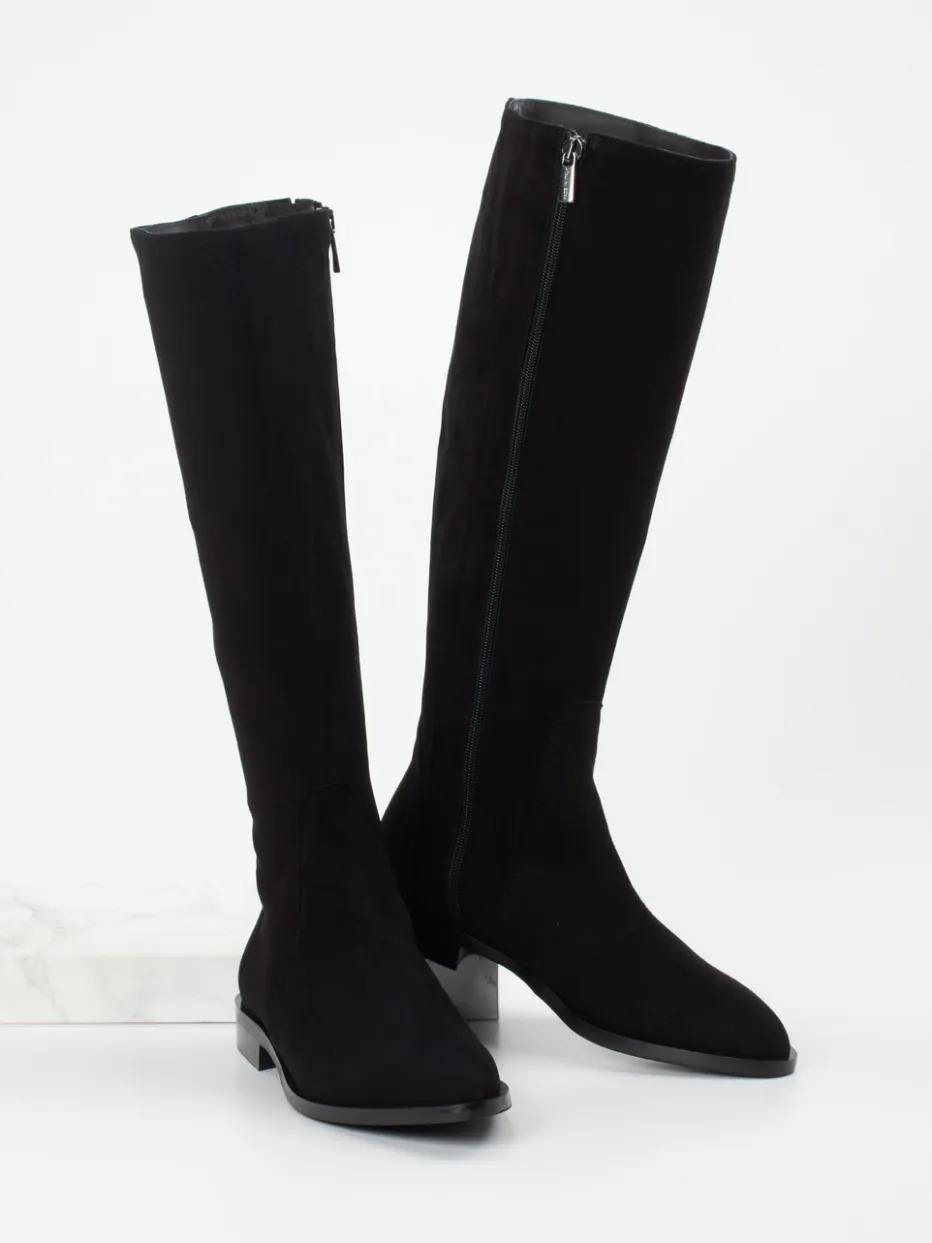 – Kniehohe Stiefel aus Veloursleder*Andrea Puccini Clearance