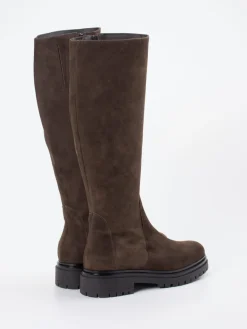 – Kniehohe Stiefel aus Veloursleder*Andrea Puccini Clearance