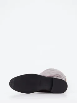 Damen Andrea Puccini – Kniehohe Stiefel aus Kalbleder Bordeaux