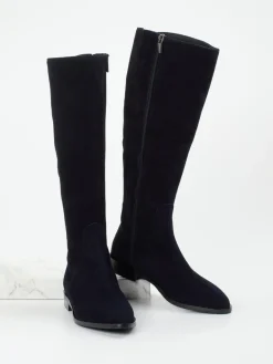 – Kniehohe Stiefel aus Veloursleder*Andrea Puccini Clearance