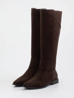 – Kniehohe Stiefel aus Veloursleder*Andrea Puccini