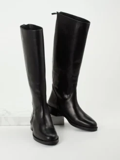 Damen Andrea Puccini – Kniehohe Stiefel aus Kalbleder