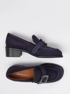 – Loafer aus Veloursleder tiefviolett*Andrea Puccini Sale