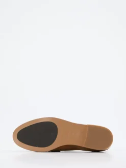 Damen Andrea Puccini – Loafer aus Veloursleder cognac