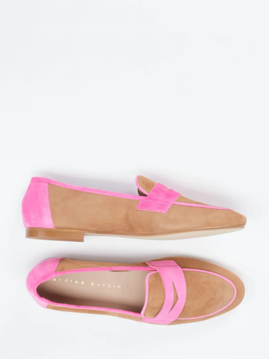 – Loafer aus Veloursleder cognac*Andrea Puccini Best