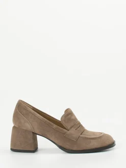 – Loafer aus Veloursleder in Taupe*Andrea Puccini Clearance