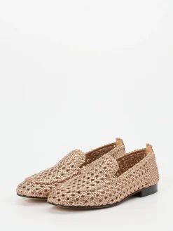 – Loafer aus Flechtleder roségold*Andrea Puccini Online