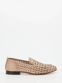 – Loafer aus Flechtleder roségold*Andrea Puccini Online