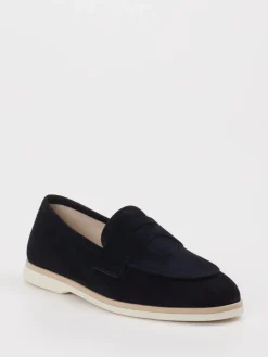 – Loafer aus Veloursleder Dunkel*Andrea Puccini