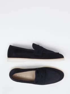 – Loafer aus Veloursleder Dunkel*Andrea Puccini