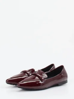 – Loafer aus Lackleder in Bordeaux*Andrea Puccini New
