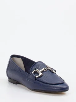 – Loafer aus Kalbleder in Marine*Andrea Puccini