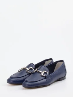 – Loafer aus Kalbleder in Marine*Andrea Puccini