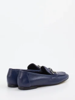 – Loafer aus Kalbleder in Marine*Andrea Puccini