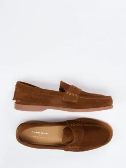 – Loafer aus Veloursleder rost*Andrea Puccini Online