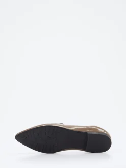 – Loafer aus Lackleder in Taupe*Andrea Puccini New