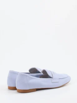 Damen Andrea Puccini – Loafer aus Veloursleder Pastellflieder