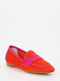 Damen Andrea Puccini – Loafer aus Veloursleder in