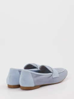 Damen Andrea Puccini – Loafer aus Veloursleder Pastell