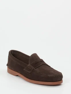 – Loafer aus Veloursleder Dunkel*Andrea Puccini