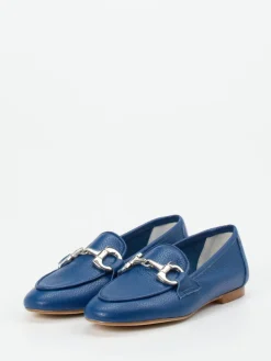 – Loafer aus Kalbleder kobalt*Andrea Puccini