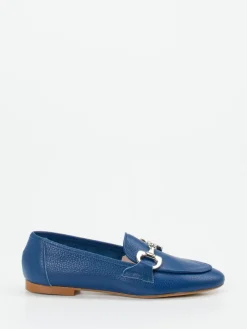 – Loafer aus Kalbleder kobalt*Andrea Puccini