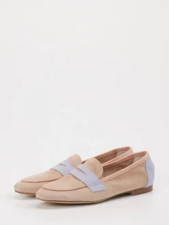 – Loafer aus Veloursleder in Pastell*Andrea Puccini Clearance
