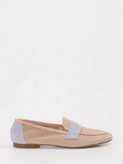 – Loafer aus Veloursleder in Pastell*Andrea Puccini Clearance