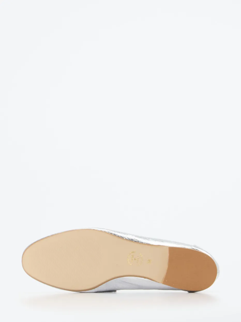 Damen Andrea Puccini – Loafer aus Metallic-Glattleder