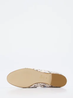 – Loafer aus geprägtem Leder beige*Andrea Puccini