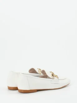 Damen Andrea Puccini – Loafer aus Kalbleder in Offwhite