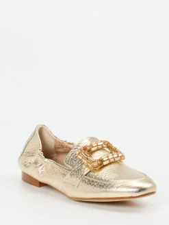 – Loafer aus Metallicleder farben*Andrea Puccini New