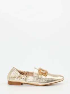 – Loafer aus Metallicleder farben*Andrea Puccini New