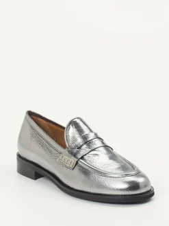 – Loafer aus Metallicleder*Andrea Puccini Outlet