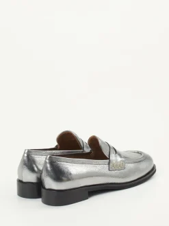 – Loafer aus Metallicleder*Andrea Puccini Outlet