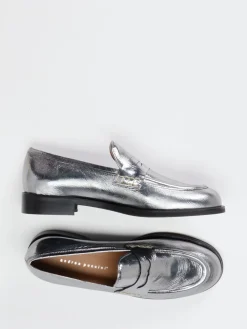 – Loafer aus Metallicleder*Andrea Puccini Outlet