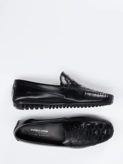 – Loafer aus Flechtleder*Andrea Puccini