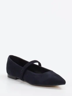 Damen Andrea Puccini – Mary Jane Ballerinas aus Veloursleder