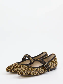 – Mary Janes aus Kalbleder im Leoprint*Andrea Puccini Discount