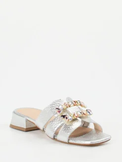 – Mules aus Metallicleder*Andrea Puccini Hot