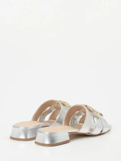 – Mules aus Metallicleder*Andrea Puccini Hot