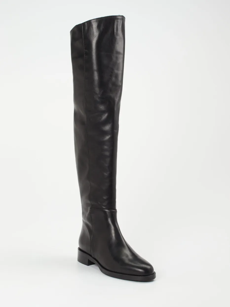 Damen Andrea Puccini – Overknee-Stiefel aus Kalbleder