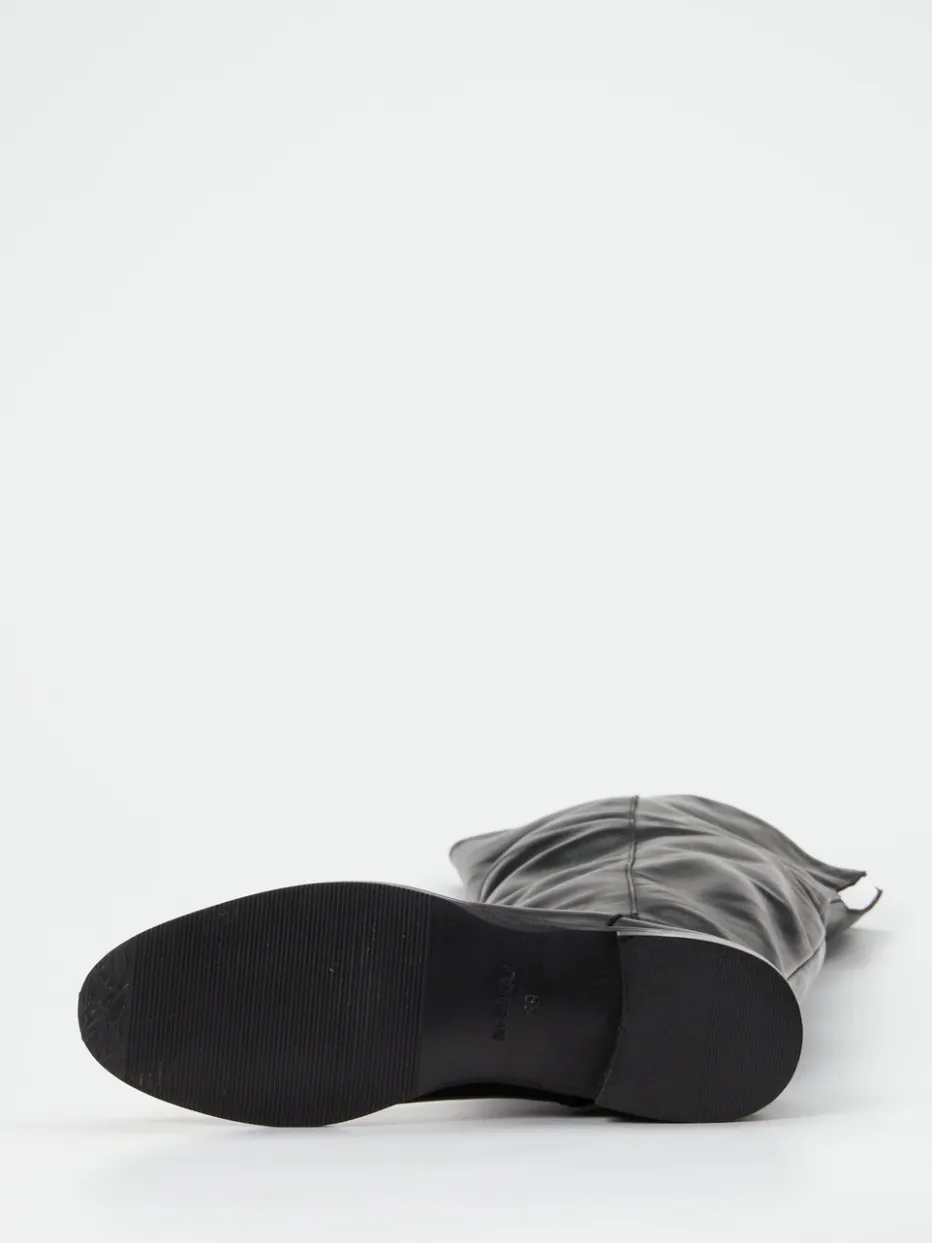 Damen Andrea Puccini – Overknee-Stiefel aus Kalbleder