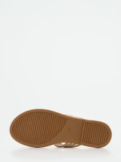 Damen Andrea Puccini – Pantolette aus Metallic in