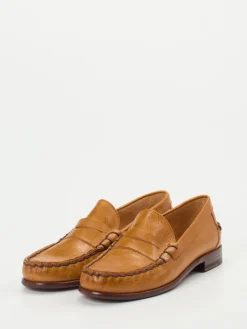 – Penny Loafer aus Kalbleder Cognac*Andrea Puccini Outlet